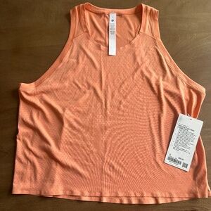 Lululemon Fast and Free Race Length Tank Size 12 Color CRLK